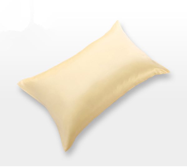 silk pillow yellow